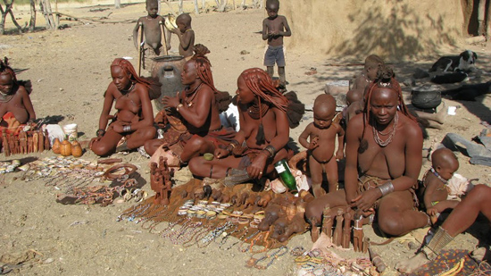 Cercle de femmes himbas