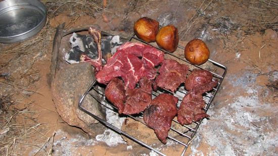 Viande sur le grill !